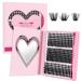 PRO 346 Pcs Lash Clusters Individual Cluster Lashes DIY Lash Extension 3 Styles Mix Eyelash Clusters Volume Wispy Lashes Super Thin Band Reusable Soft & Comfortable(Mix Styles A D-8-16 mix) 8-16 mix Mix Styles A
