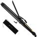 LANVIER 1.25 Inch Curling Iron Extra Long Barrel 1 1/4 Inch Curling Iron for Long Hair up to 450F Worldwide Dual Voltage Hair Curler for Traveling Hair Waving Style Tool Black 1.25 Inch Black