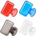 4 Pack Portable Toothbrush Covers - Travel, Camping, Home - Blue, Green, Gray, Red - Buy Online on GoSupps.com