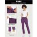 SPOSULEI Women's Fleece Lined Waterproof Softshell Hiking Pants - Purple Small - Buy Online on GoSupps.com