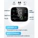 Oklar Automatic Wrist Blood Pressure Monitor with LED Backlit Display and 120x2 Reading Memory - BP Machine with Carrying Case - Black - Buy Online on GoSupps.com