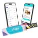 Vivoo 2.0 | Advanced Urine Test Strips with App | at Home Urine Test Strips for Keto Test Calcium Vitamin C Proteins Salinity Hydration and More | 3 Month / 12 Tests 4 count (Pack of 3)
