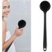 Shop Premium Back Scrubber & Bathing Brush | Multifunctional Body Brush with Black Handle for Massage & Peeling - Ideal for Showers - Buy Online on GoSupps.com