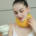 Fovolat Neck Brace - Neck Brace & Elastic Supports | Soft Foam Wraps Keep Vertebrae Stable Soft Neck Support Relieves Pressure in Spine Neck Support Brace for Travel Yellow - Buy Online on GoSupps.com