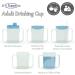 Easy Grip Drinking Cup for Disabled Adults | Anti-Splash Spout and Travel Lid - Buy Online on GoSupps.com