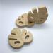 5pcs Cartoon Wood Leaf Animal Shape Beech Wooden DIY Necklace Pendant - Buy Online on GoSupps.com