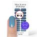 Original Miss Sophie UV Gel Nail Foils The Blues UV I 20 UV Gel Nail Polish Strips Solid Color Grey Blue UV I For Finger & Toenails