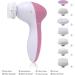 Facial Cleansing Spin Brush Set with 7 Exfoliating Heads - Rose | Complete Face Spa System for Gentle Cleansing, Deep Scrubbing, and Dead Skin Removal - Buy Online on GoSupps.com