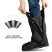 Waterproof Reusable Rain Boot Overshoes | Anti-Snow Shoe Covers for Men & Women | Black X-Large - Buy Online on GoSupps.com