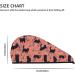 Super Absorbent Black Cat Microfiber Hair Towel - Quick Dry Hair Turban for Curly Thick Hair | Perfect Hair Towel Wrap for Women Girls & Kids - Buy Online on GoSupps.com