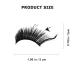 Lurrose Feather False Eyelashes - 2 Pairs Synthetic Extensions for Halloween & Parties - Buy Online on GoSupps.com