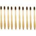 10 Pack Bamboo Toothbrushes Soft Natural Plant Based Bristles Water Resistant Toothbrushes for Unisex Kids