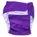 Adult Nappies - New Adult Washable Diaper Adjuatable Incontinent Care Cloth Diaper Breathable Nappy Pants Reusable Diaper Pants Elderly Cloth Diaper(Color : Dark Purple)