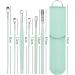 Ear Cleaner Earwax Removal Kit - 6 Pcs Set for Adults - Ear Wax Remover Tool with Storage Bag (Green) - Buy Online on GoSupps.com