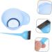 FRCOLOR Hair Dye Brush 1 Set Hair Color Kit Mixing Bowls Hair Oil Applicator Hair Coloring Bowl Hair Color Brush Hair Coloring Brush Hair Coloring Mixing Bowl Plastic Bowl Set Hair Dye - Buy Online on GoSupps.com
