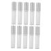 NUOBESTY Lot de 10 Tubes de Gloss L vres 5 Ml en Verre Rond Flacons Vides pour Maquillage Contenant Rechargeable pour Brillance Usage Cosm tique et Voyage