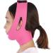 Sonew Double Chin Strap Facial Slimming Mask Face Bandage Nylon And Polyester for Face Care Thin Neck Facelift Double Chin for Women(Pink) - Buy Online on GoSupps.com