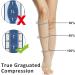 Ailaka Knee High Compression Socks for Women & Men - 20-30 mmHg Open Toe Calf Support for Varicose Veins Travel Nurses Pregnancy Recovery - Beige X-Large (1 Pair - Buy Online on GoSupps.com