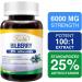 High Strength Lovita Bilberry Extract Capsules - 6000mg Equivalent - 25% Anthocyanins - Eye Health & Support - 60ct - Buy Online on GoSupps.com