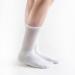 Doc Ortho Loose Fit Cotton Diabetic Socks for Men and Women 3 Pairs Crew Large White
