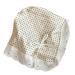 TQUXNGA Elegant Hair Scarf Headbands Triangled Head Kerchief Hairband Bowknot Bandanas Headbands Cute Hair Accessory White