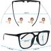 Mesybveo 2-Pack Blue Light Filter Glasses - Large Lens Computer & Gaming Glasses for Men & Women - Blue Light Blocking Reading Glasses - Buy Online on GoSupps.com