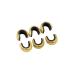 Southland Archery Supply String Nocking Points Bowstring Brass Nock Point - Made in USA - for Recurve or Compound Bows Hunter Black for 12-14 Strand String 12/Pack