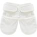 Soft Cotton Newborn Baby Mittens | Adjustable Gloves for 0-5 Months | Ideal Baby Shower Gift - White - Buy Online on GoSupps.com