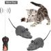 Remote Control Mouse 7.5m Range Mouse Electronic Go Forward Backward Pet Toy for Cat Dog Funny Rat Novelty (Brown) - Buy Online on GoSupps.com