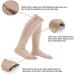 OKAT Mid-Calf Open Toe Compression Socks for Running & Sports - S/M | International Shipping - Buy Online on GoSupps.com