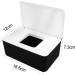 Buy Wet Breeder Box & Damp Toilet Paper Box - Stylish Storage for Baby Wipes Handkerchiefs & More | Gray & White | International Shipping Available - Buy Online on GoSupps.com