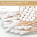 Decdeal Cotton Swabs - 1000 Count Double Tip Ear Cleaning Swabs with Wooden Sticks for Gentle Hygiene - Buy Online on GoSupps.com