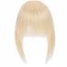 Buy Sego Clip In Pony Hair Part - 100% Remy Real Hair Bangs Extensions - Platinum Blonde #60 - Curved Pony (6) - 14g - Shop Internationally - Buy Online on GoSupps.com