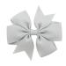 Hair Clips 40 color grosgrain ribbon bow hairpin color solid color girl hairpin hairpin bow Blue Hair Clips (Size : Champagne)