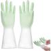 Kitchen Dishwashing Gloves Dishwashing Cleaning Gloves Waterproof Household Rubber Dishwashing Cleaning Gloves for Dishesand Household Chores - Buy Online on GoSupps.com