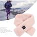 Asixxsix Heated Scarf - Soft Plush Neck Heating Pillow | 3 Heating Levels | Washable Heated Neck Warmer for Women Men & Girls | Winter Essential in Pink - Buy Online on GoSupps.com