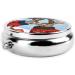 Bunny Rabbit Round Pill Box - 3 Compartment Mini Travel Organizer for Vitamins & Medicine | Portable Decorative Purse Case - Buy Online on GoSupps.com