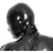 Latex Hood Unisex Rubber Costume - Open Nose & Chin Mask for Men - Black - Size Small - Buy Online on GoSupps.com