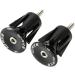 Wake Bar End Plugs - Bicycle Handlebar Caps for MTB, Road Bike, BMX - 2 Counts Rubber Sponge Aluminum - Black/Red/Gold/Blue/Gray - Buy Online on GoSupps.com