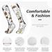 Shop Poodles White Compression Socks for Men & Women - 15-20 mmHg Circulation Support for Running & Cycling - Buy Online on GoSupps.com
