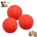 Panlom 3 Pack Dog Balls Indestructible - 100% Natural Rubber Dog Ball Non-Toxic Tough Toy for Small Medium Large Dog Medium 5.5cm/2.2inch