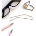 Stahad Universal Glasses Replacement Bars - Durable Hangers for Bruised Frames & Metal Spring Legs - 12.5x0.3cm Golden - International Shipping Available - Buy Online on GoSupps.com