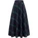 Elegant Women's Chiffon Maxi Skirt - Floral & Solid Designs Casual Swing Style XL Neckholder - Buy Online on GoSupps.com
