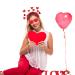 Frcolor Valentine's Day Heart Headband & Sunglasses | Sequin Love Accessories for Parties - Buy Online on GoSupps.com