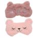 Gatuida Lot De 2 Masques De Sommeil En Peluche Doux Broderie Animali re Cache-yeux Confortable Lavable Occultant Pour Voyage Maison Et Relaxation Taille Standard Unisexe