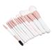 Shop 5 in 1 Pink Makeup Brush Set - Mini Cosmetic Brushes Kit for Travel & Daily Use - Portable Multifunctional with Dust Cover - Buy Online on GoSupps.com