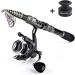 Sougayilang Fishing Rod Combo - 1.8M Telescopic Pole, Spinning Reel, and Full Kit with Carrier Bag for Travel - Saltwater and Freshwater Fishing - Buy Online on GoSupps.com