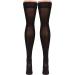 Truform Sheer Compression Stockings for Women - 30-40 mmHg Thigh High Length 30 Denier Black X-Large - Best for Daily Wear & Travel - Buy Online on GoSupps.com