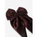 Arendelle Satin Long Tail Bow in Brown | Bow Hairpin clip for Women and Girls | Anti-Hair Breakage Hairclips ABW011  - Buy Online on GoSupps.com
