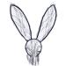 Women Girl Hairbands Lace Rabbit Bunny Ears Veil Black Eye Mask Halloween Party Headwear Hair Accessories - Buy Online on GoSupps.com